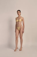 EMMA YELLOW-IRIS THONG