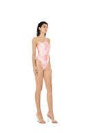 ONE SHOULDER SWIMSUIT (PRINTED)