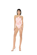 ONE SHOULDER SWIMSUIT (PRINTED)