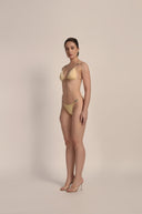 PAIGE YELLOW-IRIS TRIANGLE TOP