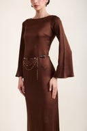 CARMELA SIENNA BACKLESS DRESS