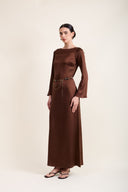 CARMELA SIENNA BACKLESS DRESS