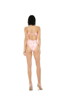 ONE SHOULDER SWIMSUIT (PRINTED)
