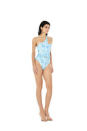 ONE SHOULDER SWIMSUIT (PRINTED)