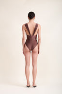 BIANCA SIENNA PLUNGE SWIMSUIT