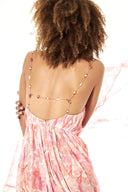 JEWEL STRAP BACKLESS DRESS
