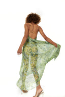 JEWEL STRAP BACKLESS DRESS