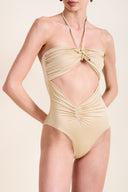 NICOLE SAHARA ASYMMETRIC SWIMSUIT