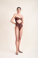 NICOLE SIENNA ASYMMETRIC SWIMSUIT