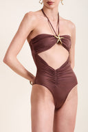 NICOLE SIENNA ASYMMETRIC SWIMSUIT