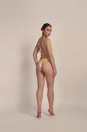 PAIGE YELLOW-IRIS TRIANGLE TOP
