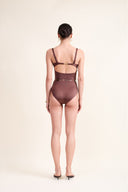 CARMEN SIENNA PANELLED SWIMSUIT
