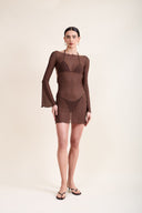 AMBER SIENNA BEACH COVER-UP