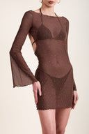 AMBER SIENNA BEACH COVER-UP