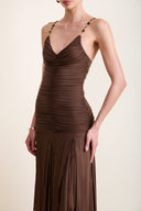 JOSEPHINE SIENNA JEWEL STRAP DRESS
